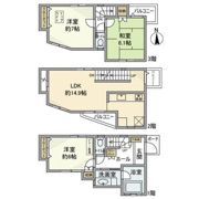 神泉町戸建の間取り画像