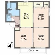グリーンヒルズEの間取り画像