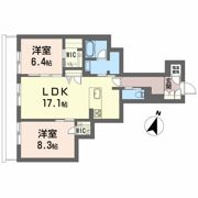 シティプラザ長者の間取り画像