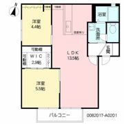 グランドウール小池原の間取り画像