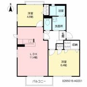 ファミールオガタ A棟の間取り画像