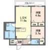 クレスト テラスの間取り画像