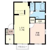 アークスクエアB棟の間取り画像