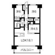 プレシス千葉みなとベイフロントの間取り画像