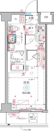 クレヴィスタ横浜矢向の間取り画像