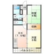 福永コーポの間取り画像
