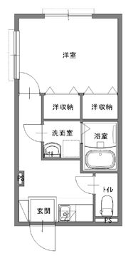 ハピネス松ヶ丘の間取り画像