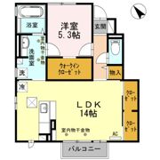 フェザーキャッスルの間取り画像