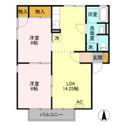 コンフォール Aの間取り画像