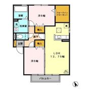 URBAN COURT Bの間取り画像