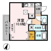 プリムヴェール 弐十五番館の間取り画像