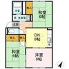 プレジール中島 A棟の間取り画像