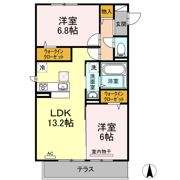 ルピナス高屋の間取り画像