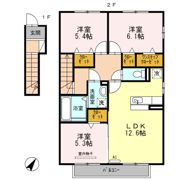 シャルマン志野 A棟の間取り画像