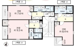 グレアス勝田台の間取り画像