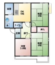 ドミール勝田台の間取り画像