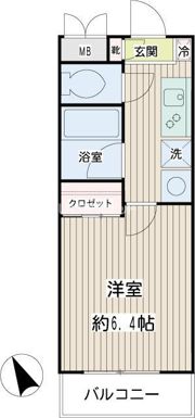 アビタシオン エトワールの間取り画像