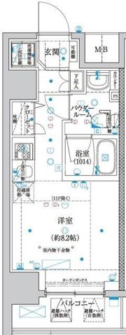 スパシエオーブ横浜の間取り画像