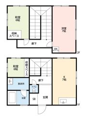 加須市馬内戸建の間取り画像