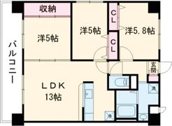 ヒコルティーレ丁野の間取り画像
