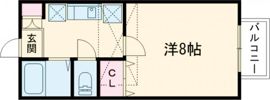 ソレアード愛子の間取り画像