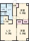 N happiness 七重浜の間取り画像