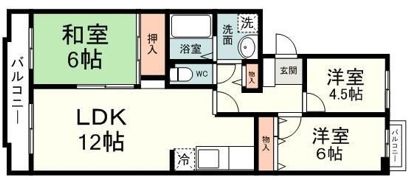 シャルマン宮前の間取り画像