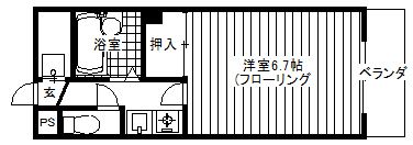ハイブリッジ日野の間取り画像