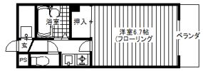 ハイブリッジ日野の間取り画像