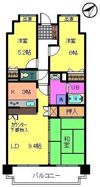 シャルマンフジエスト岸和田の間取り画像