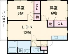 ウエストヴィレッジⅠの間取り画像