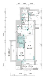 アクタス薬院グランプレイスの間取り画像