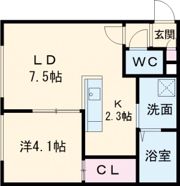 プリオール千歳の間取り画像