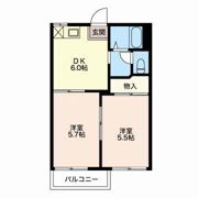 グリーンビレッジ Dの間取り画像