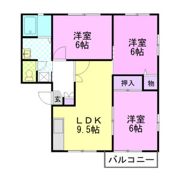 マロニエタウン錦 B棟の間取り画像