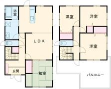 車町3貸家【米軍向け】の間取り画像