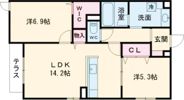 SunSky鳳西町の間取り画像