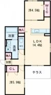 SunSky鳳西町の間取り画像