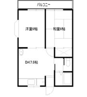 オレンジコーポの間取り画像