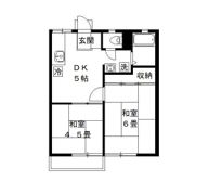 小野寺ハイツ B棟の間取り画像