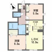 プロヌーブ中島田の間取り画像