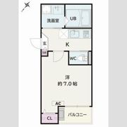 Jack wakamatsuⅡの間取り画像