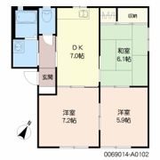 レガート外町 A棟の間取り画像