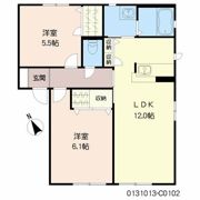 スリーゼ C棟の間取り画像