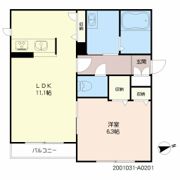 シャーメゾン縁の間取り画像