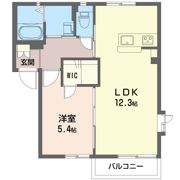 アンタレス 北野 Bの間取り画像