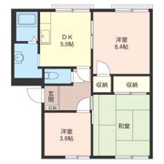 アモ－レ大和 Vの間取り画像
