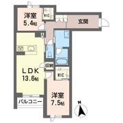 エーゲリアの間取り画像