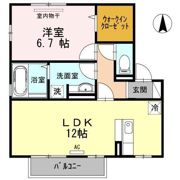 シャンテ千田の間取り画像