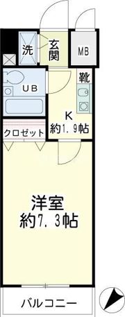 リバーサイドの間取り画像